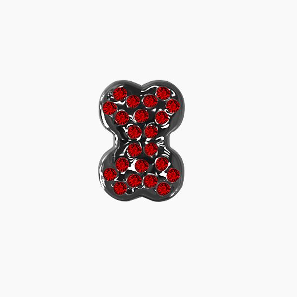 SWAROVSKI BLACK-RED BONES