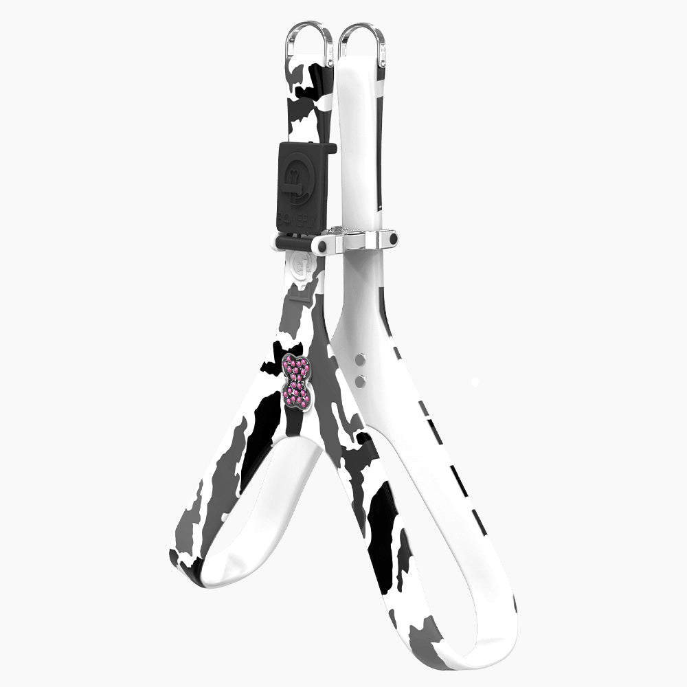 Boneflex Ultra White Camo Harness