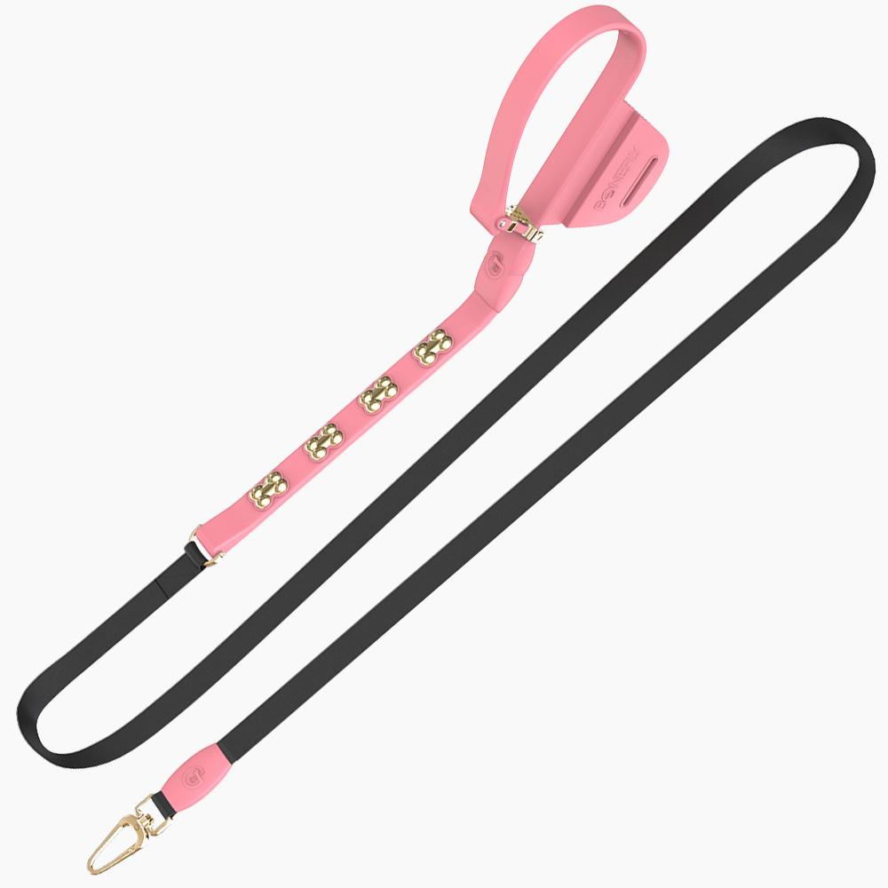 Boneflex Signature Gold Bones Leash