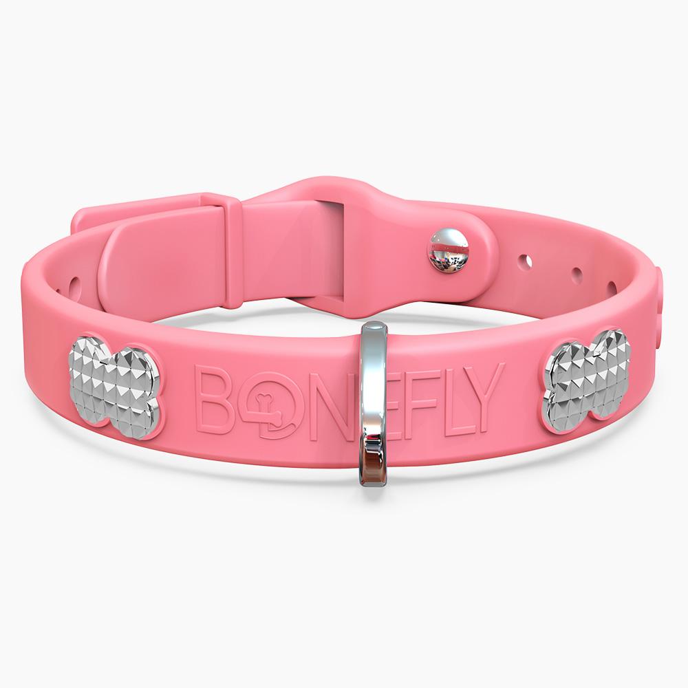 Boneflex Signature Spike Silver Collar
