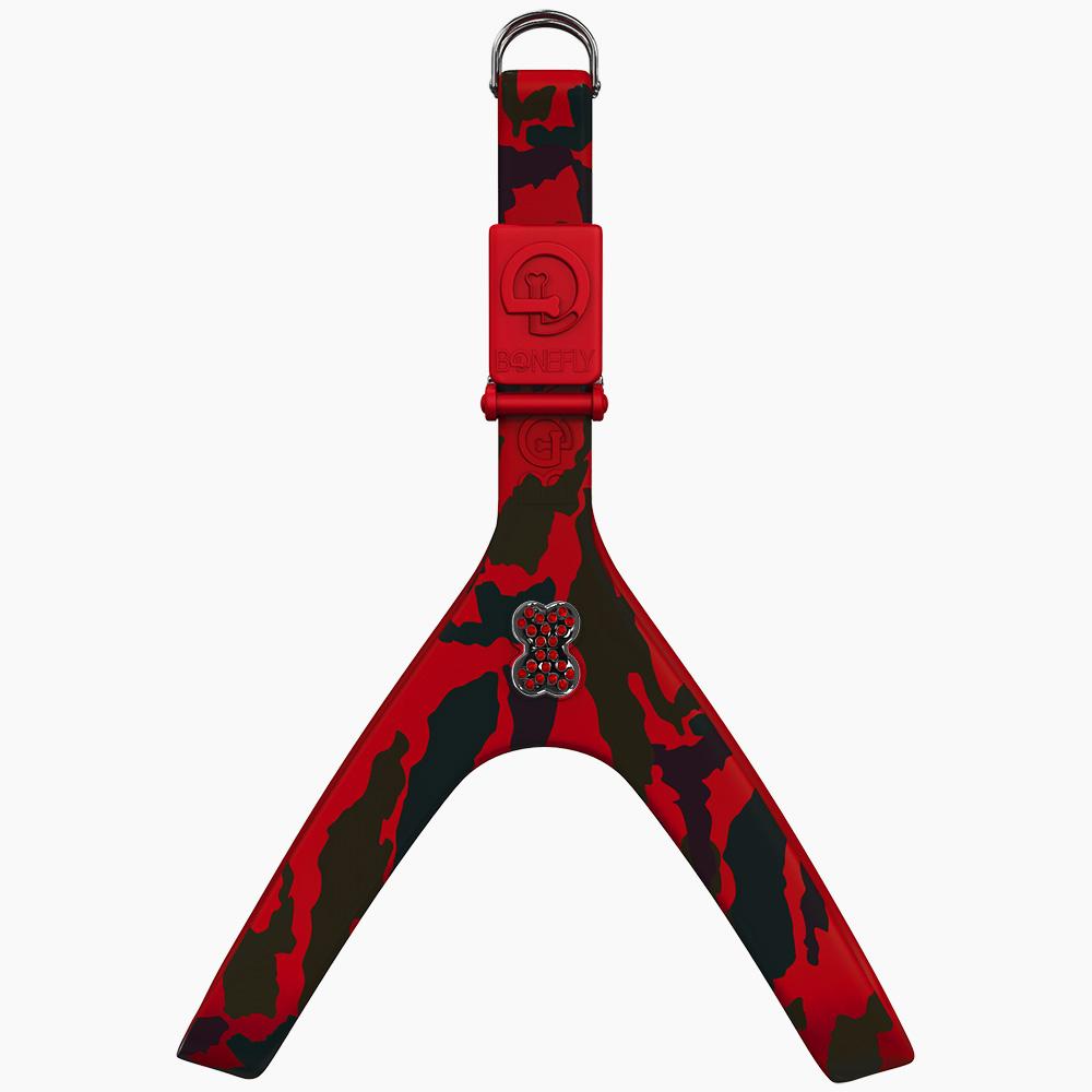 Boneflex Ultra Red Camo Harness