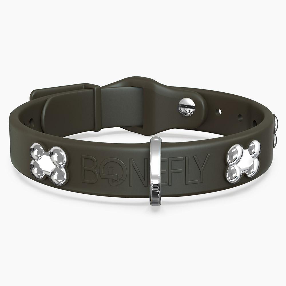 Boneflex Signature Silver Bones Collar