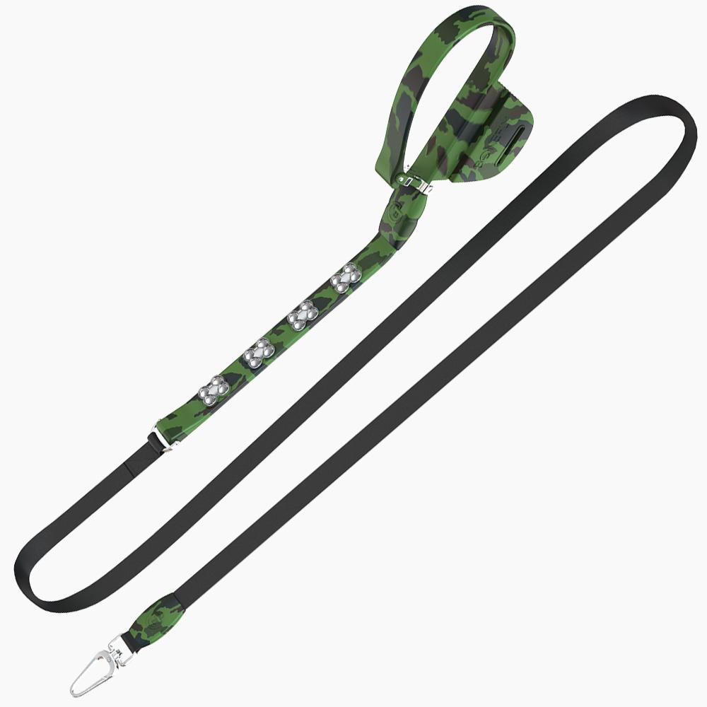 Boneflex Signature Silver Bones Leash