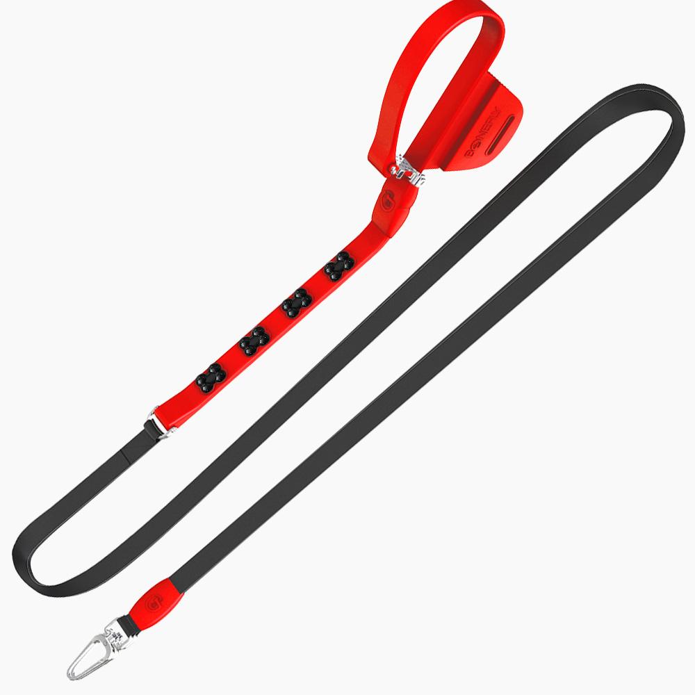 Boneflex Signature Black Bones Leash