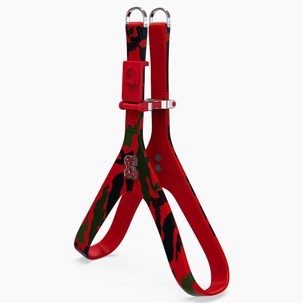 Boneflex Ultra Red Camo Harness