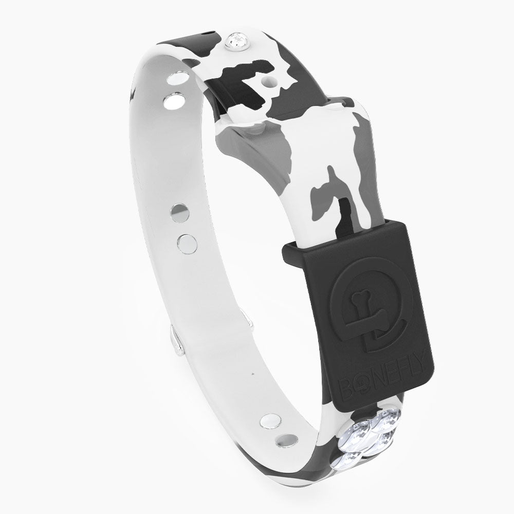 Boneflex Signature Silver Bones Collar