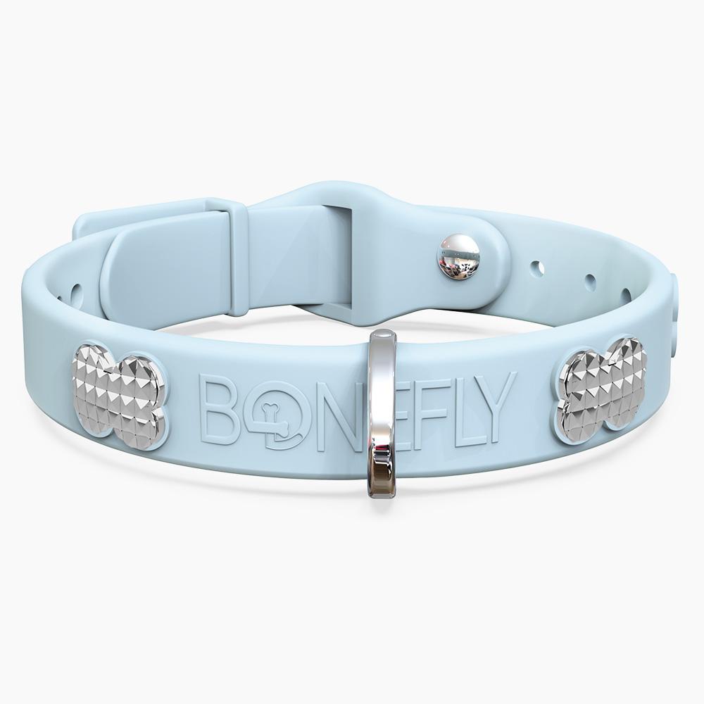 Boneflex Signature Spike Silver Collar