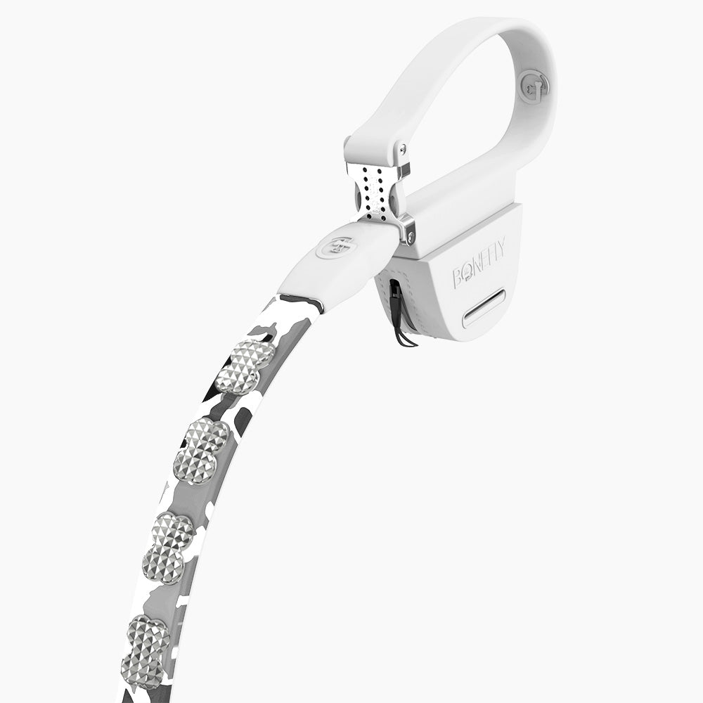 Boneflex Signature Spike Silver Leash