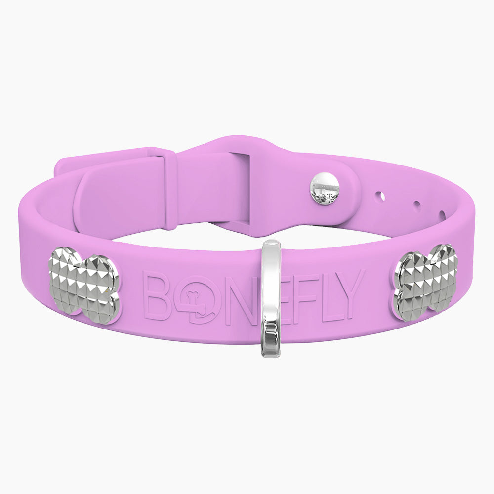 Boneflex+ Signature Spike Silver Collar