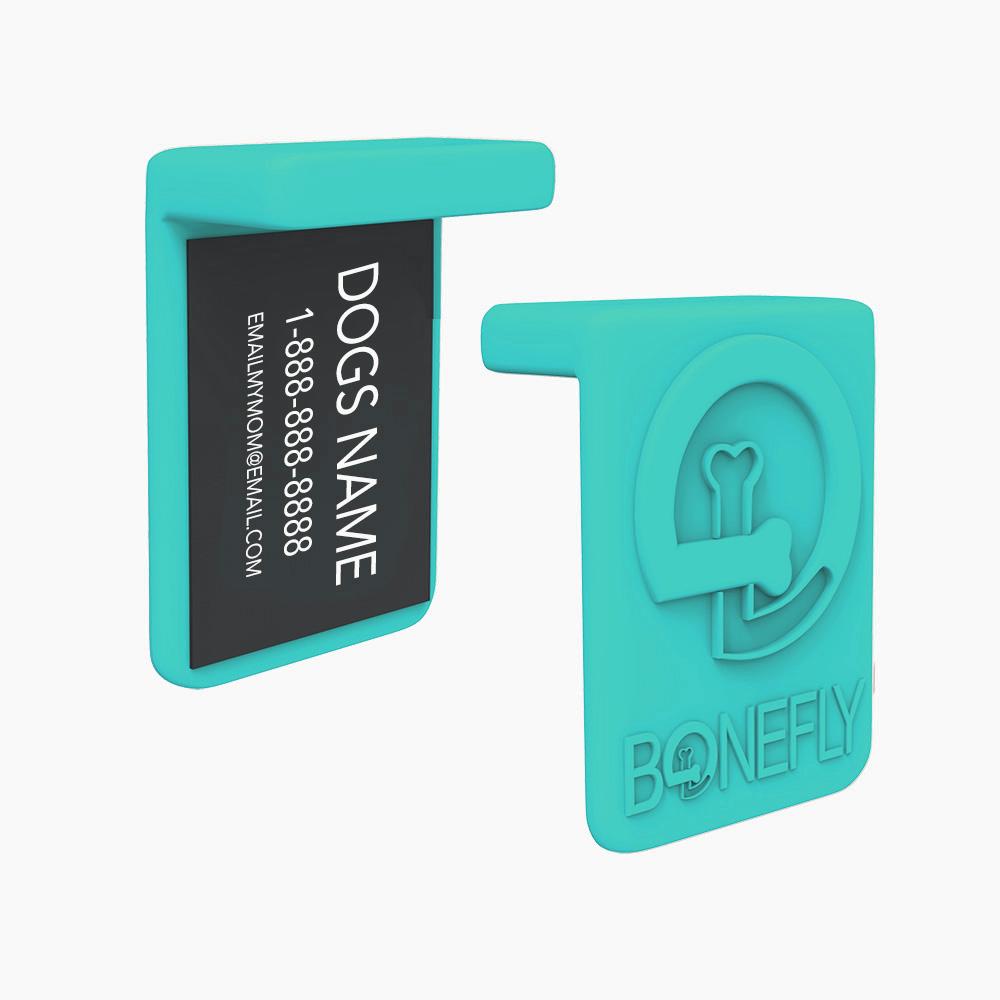 Boneflex Harness Teal Gold Bones