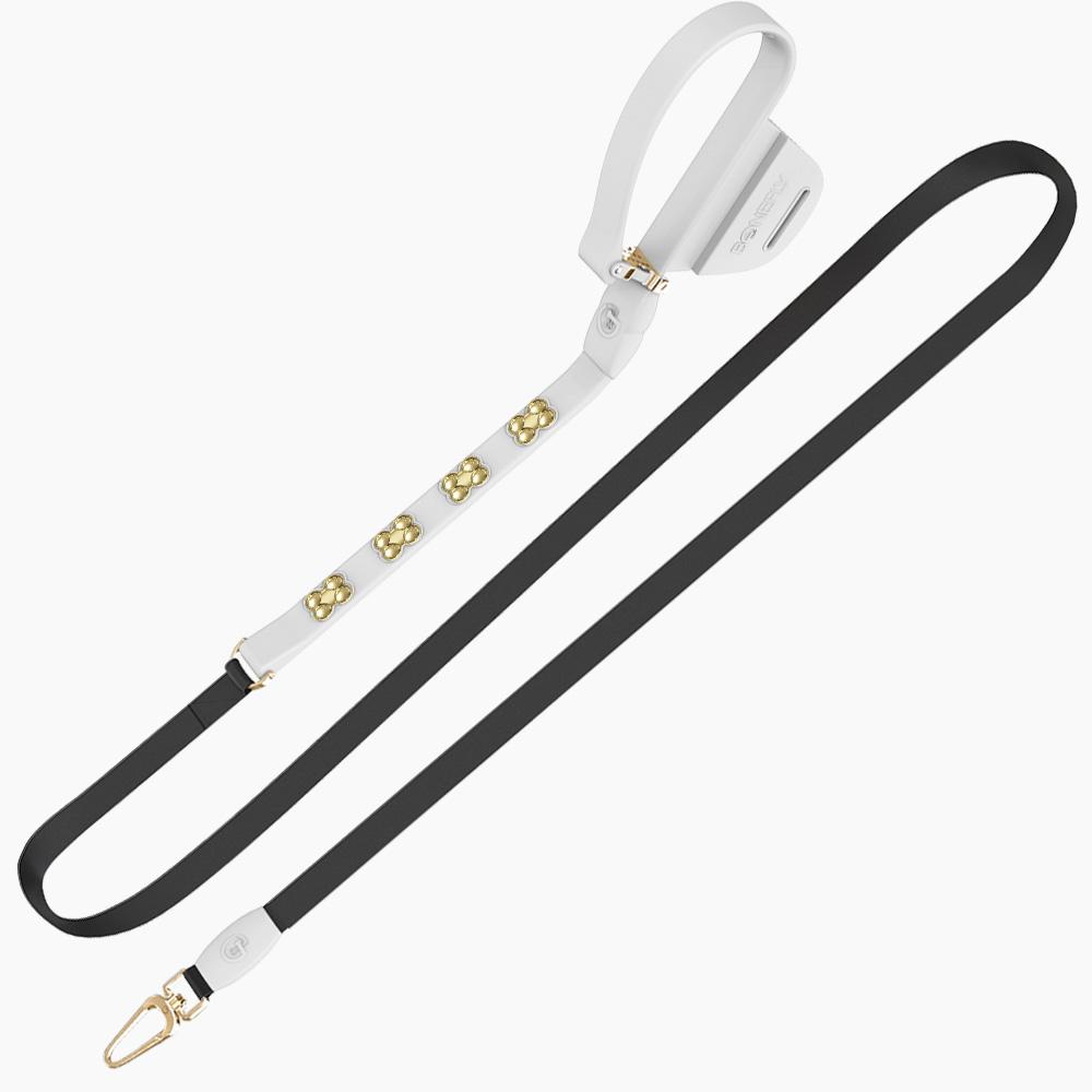 Boneflex Signature Gold Bones Leash