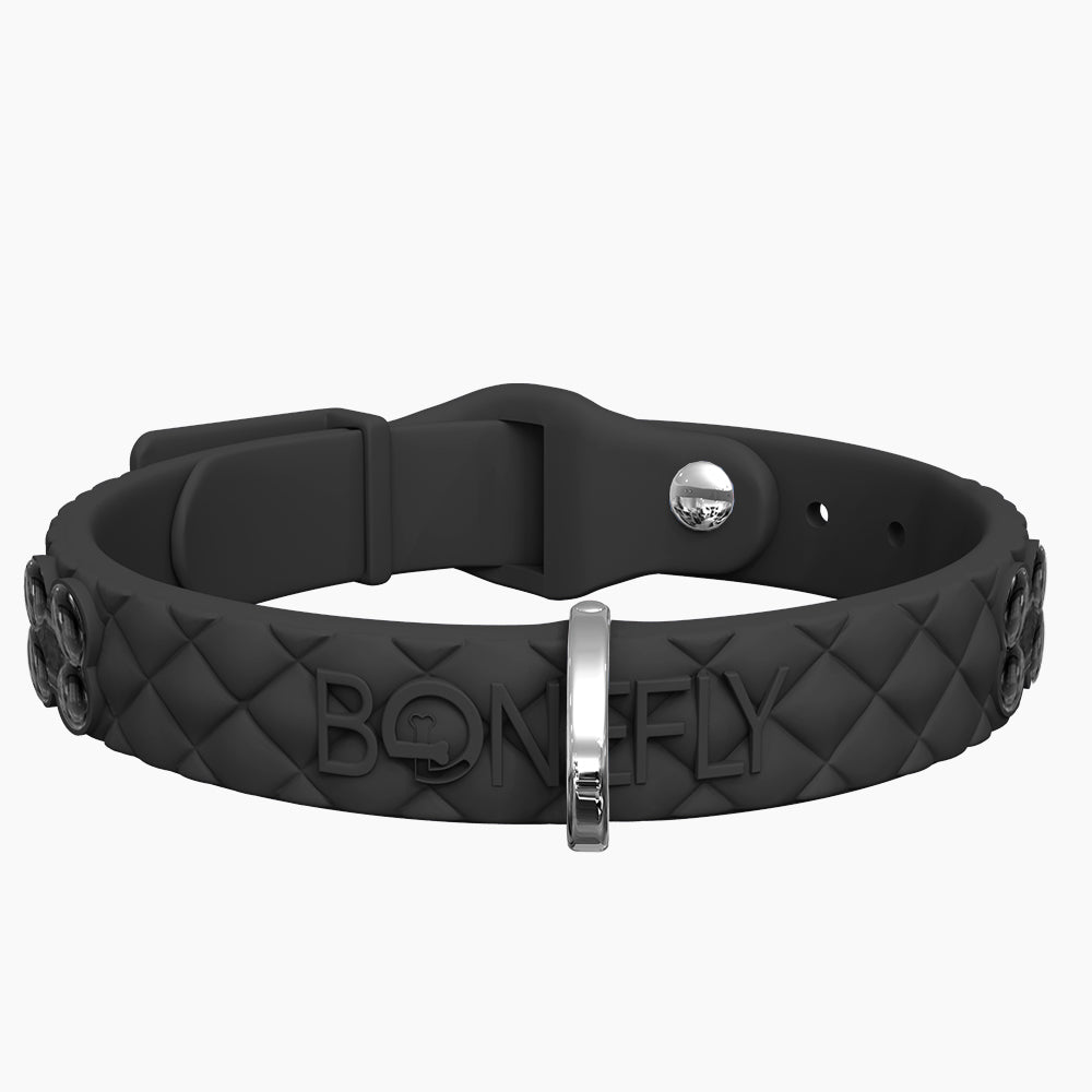 QuiltFLY Signature Black Bones Collar